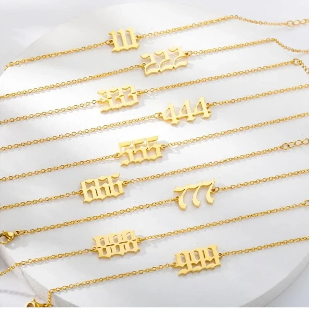 ✨🔮 888 Mystic Gypsy 18kp Gold Numeric Anklet 🔮✨ 1 LEFT!!! - Picture 5 of 9